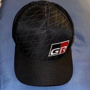Toyota Black GR Logo Trucker Hat